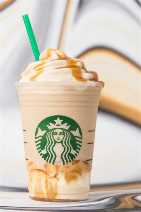 starbucks caramel frappuchino.